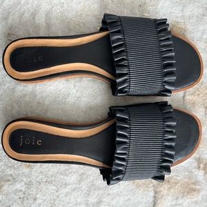 Joie slides for summer, near perfect condition, gorgeous black, 38.5